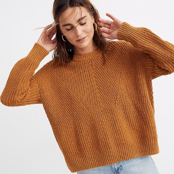 Madewell Sweaters - Madewell Joslin pullover sweater golden harvest